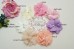 Round Petals Crinkle Chiffon (L, V.2, 8cm), Pack of 2